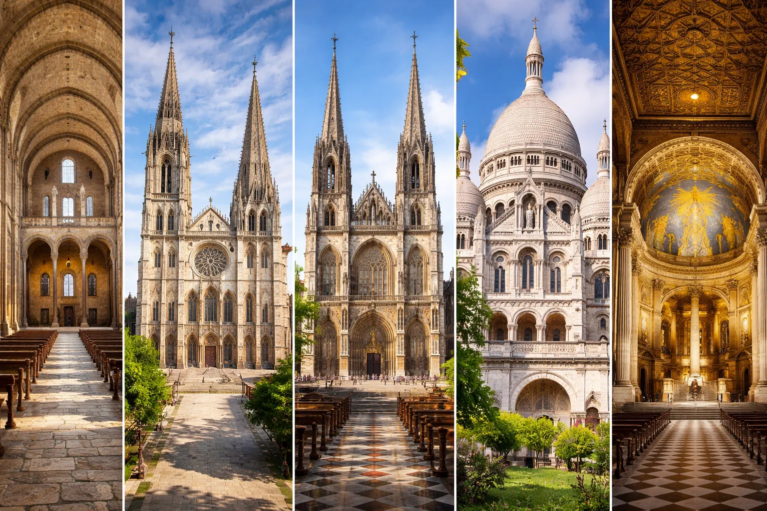 Roman, gothique, classique : décrypter une église en un coup d'œil